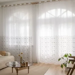 1 Piece Sheer Curtain for Room Decoration Window Curtain Net