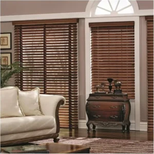 Dark Walnut Wooden Blinds